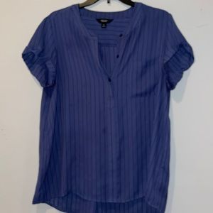 Blue stripe blouse